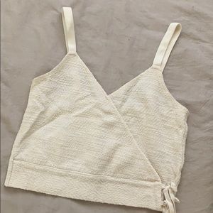 Madewell Finale Crop Wrap Tank